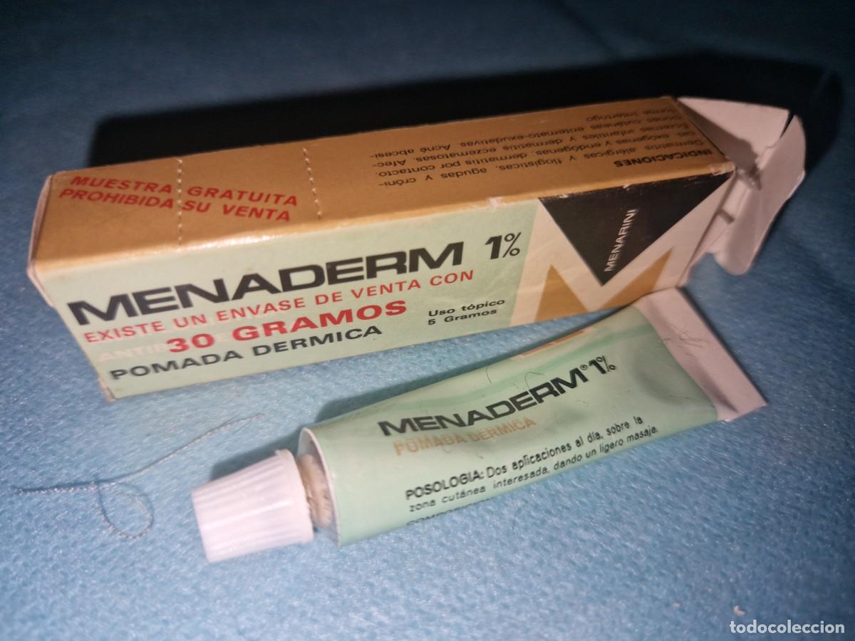 Antig&uuml;edades: ANTIGUO MEDICAMENTO, MENADERM POMADA
