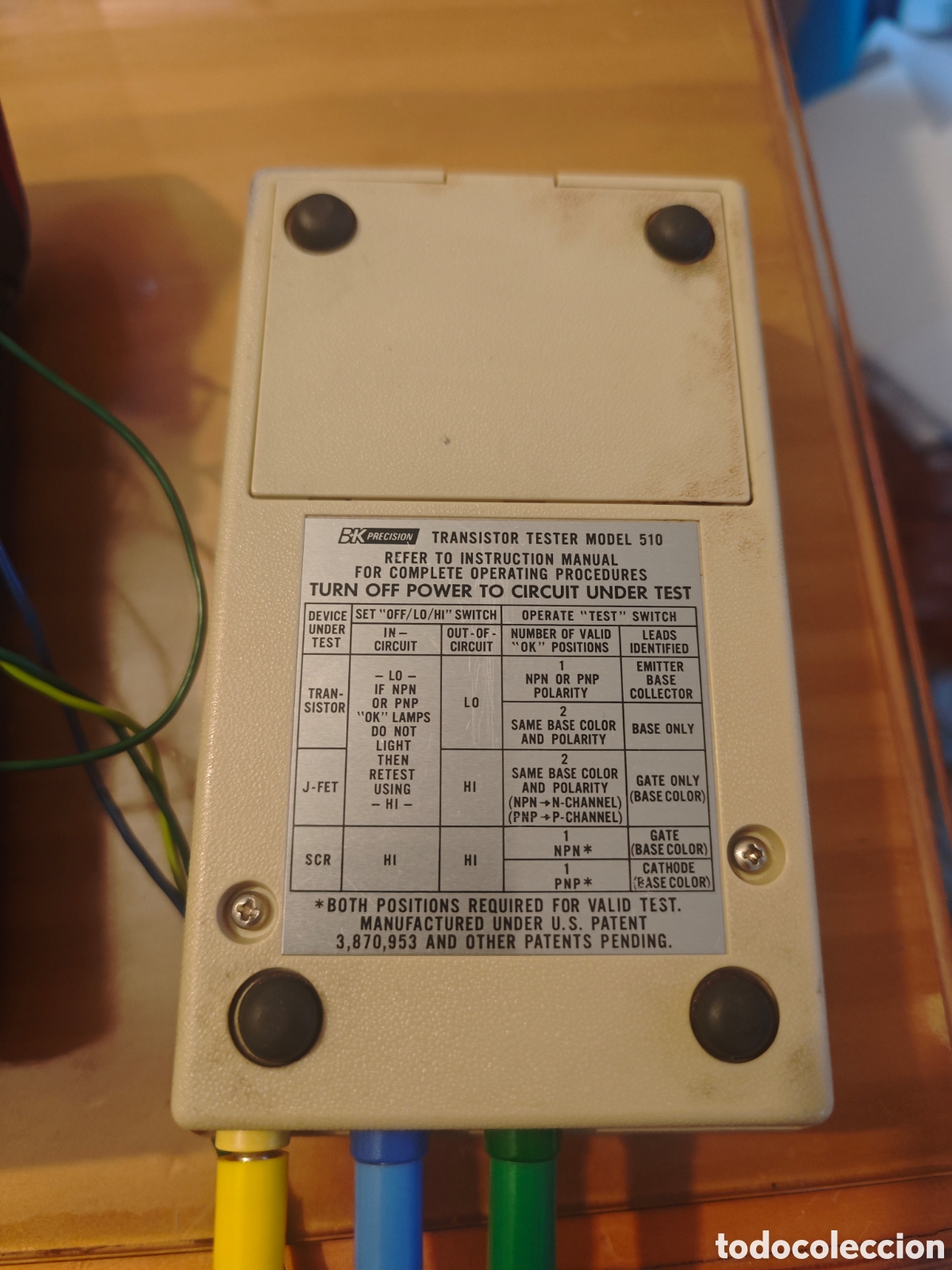 Antig&uuml;edades: Comprobador Transistores Precisi&oacute;n BK 510. - Foto 4