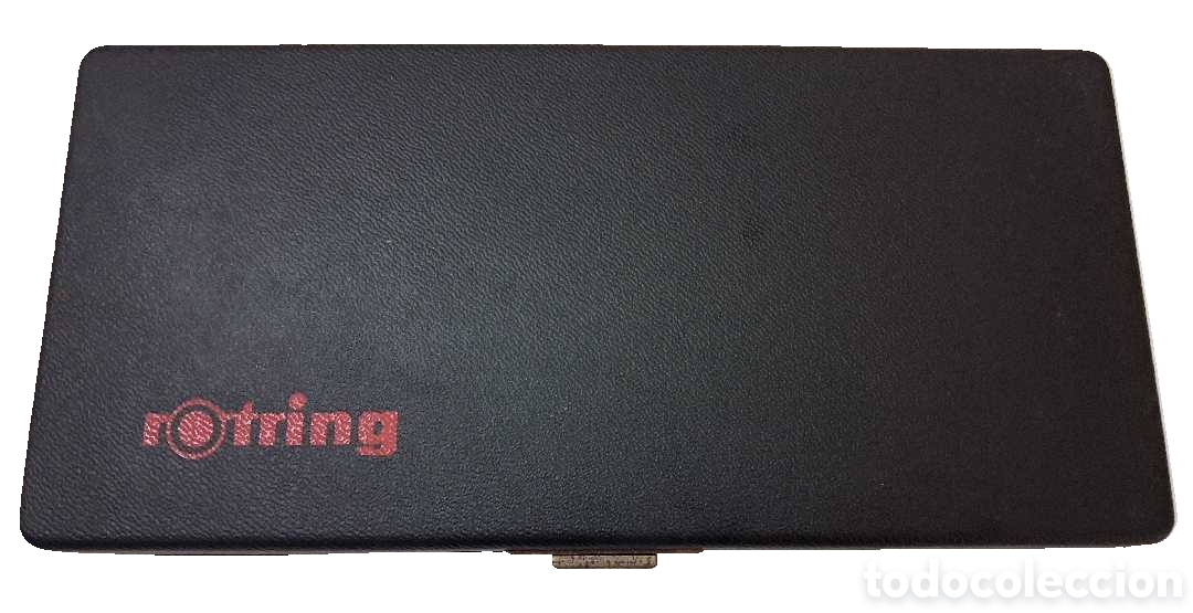 Antig&uuml;edades: Estuche original rOtring Variant con juego completo Rapidograph. A&ntilde;os 70-80. Made in Germany.