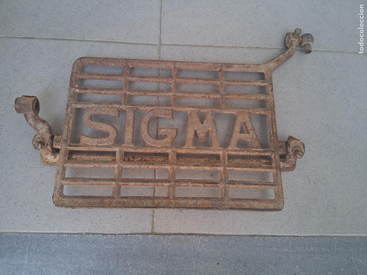 Antig&uuml;edades: Pieza repuesto pedal para m&aacute;quina de coser Sigma