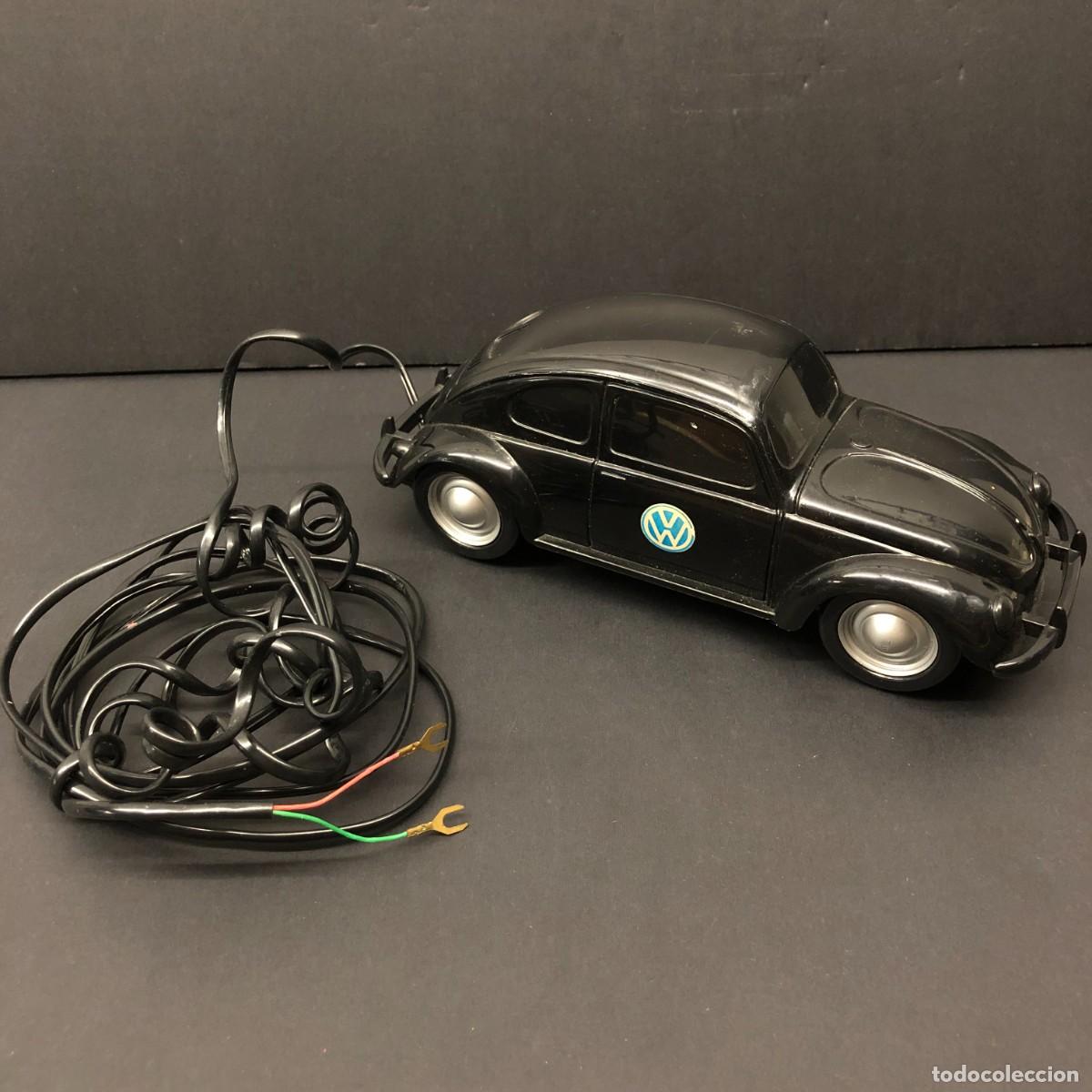 Tel&eacute;fonos: TELEFONO FIJO DE DISE&Ntilde;O EN FORMA DE COCHE - COLUMBIA TELEPHONE VW328 - PRECISA REVISI&Oacute;N - 21 CM / 22