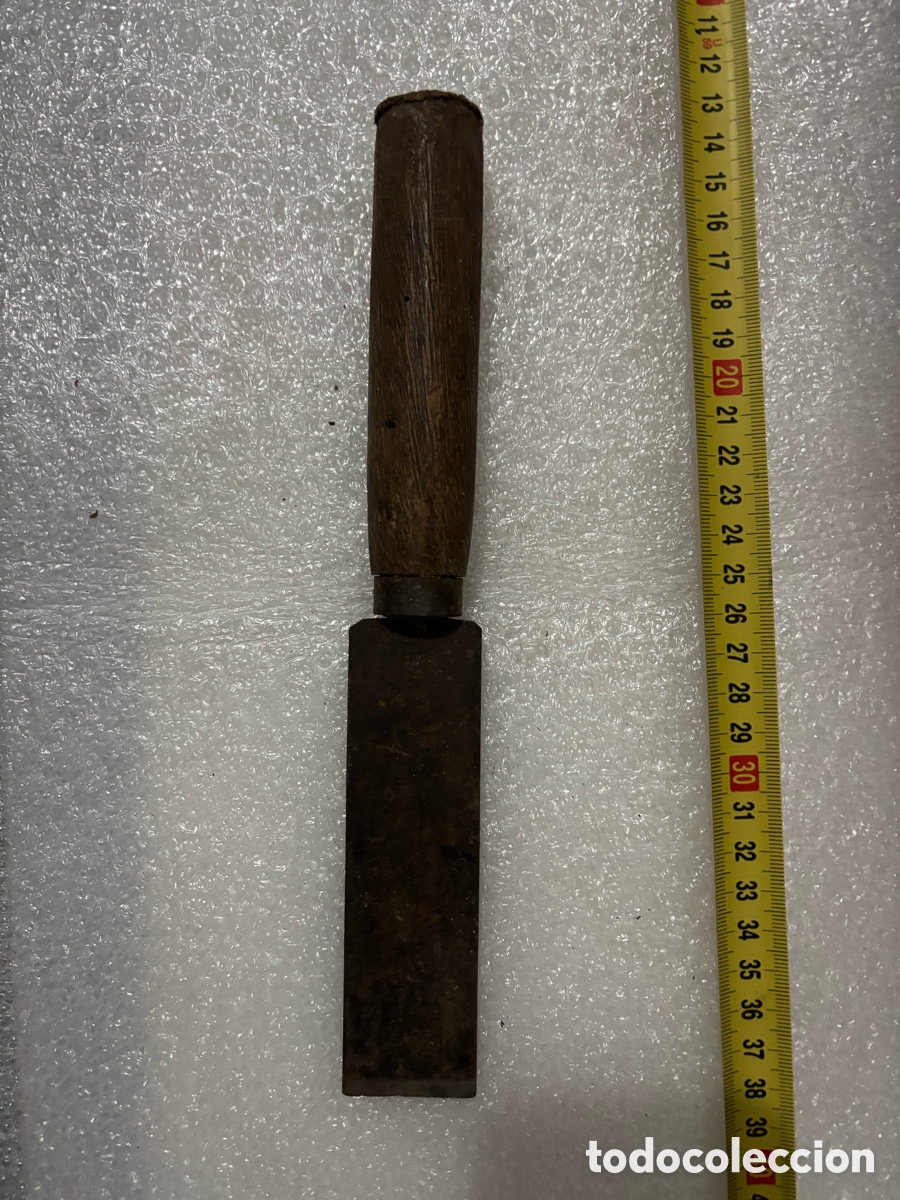 Antig&uuml;edades: Form&oacute;n Ancho mango de madera
