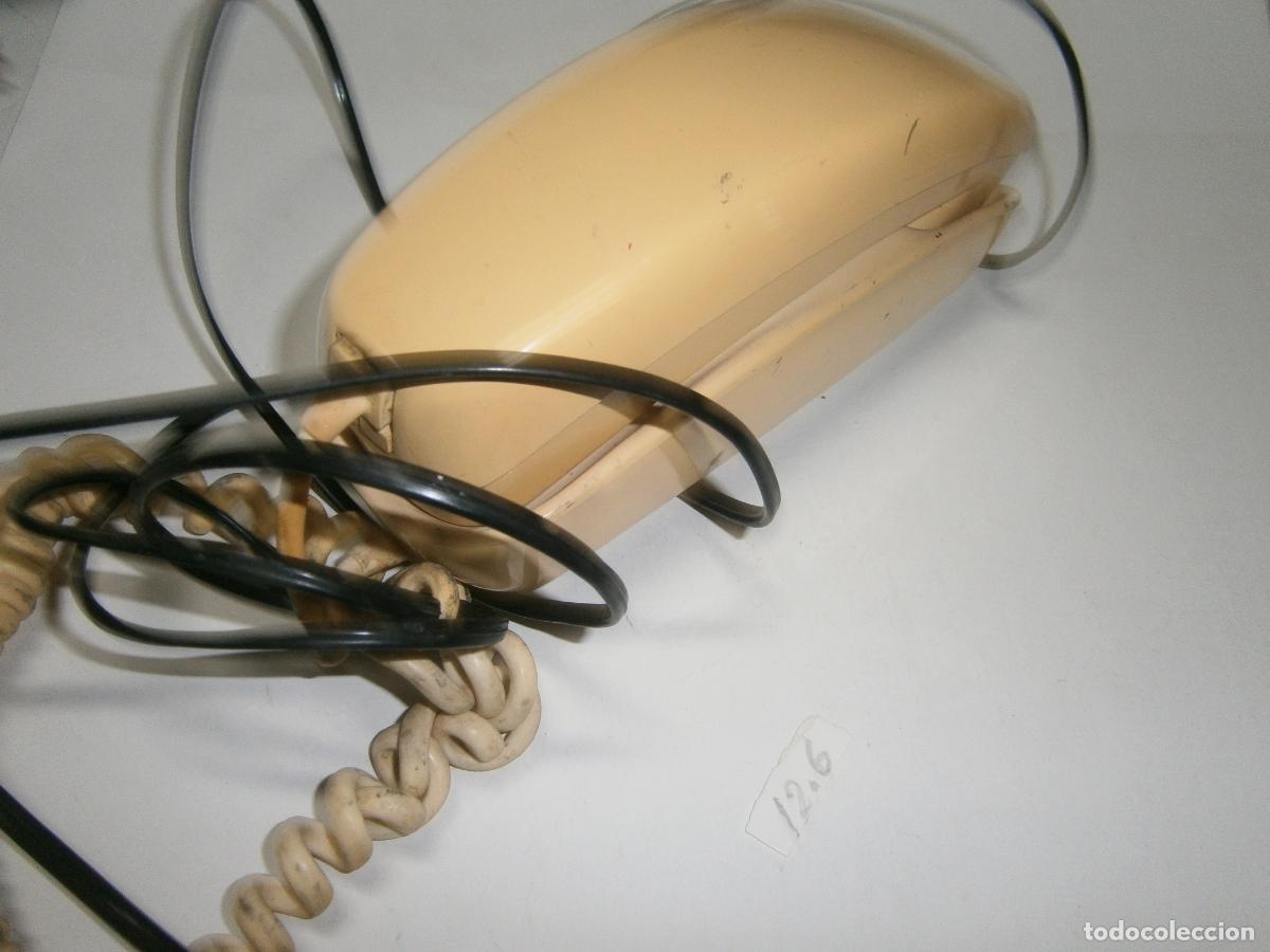 Tel&eacute;fonos: ANTIGUO TELEFONO CLASICO MODELO GONDOLA EN COLOR BEIGE O MARFIL