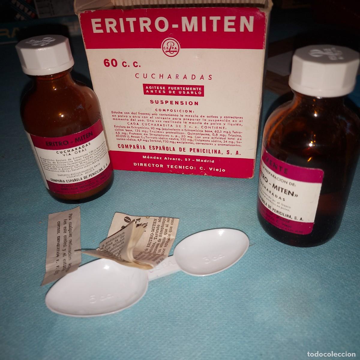 Antig&uuml;edades: ANTIGUO Medicamento DE FARMACIA, ERITRO MITEN