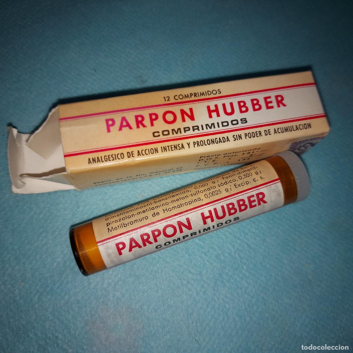 Antig&uuml;edades: ANTIGUO MEDICAMENTO FARMACIA - PARPON HUBBER, ANALGESICO