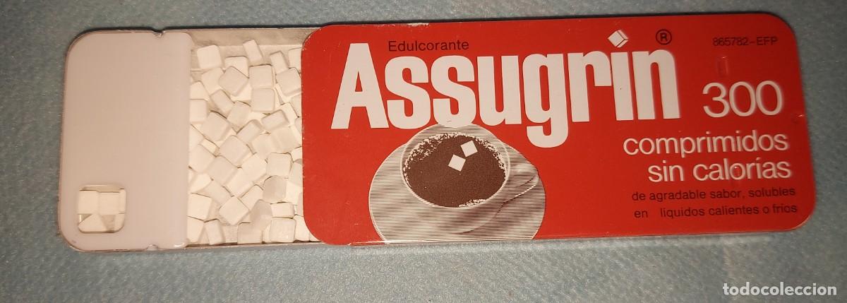 Antig&uuml;edades: CAJA ANTIGUA MET&Aacute;LICA - ASSUGRIN, EDULCORANTE SIN CALORIAS