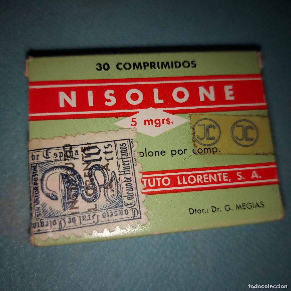 Antig&uuml;edades: ANTIGUO MEDICAMENTO, NISOLONE, INSTITUTO LLORENTE,