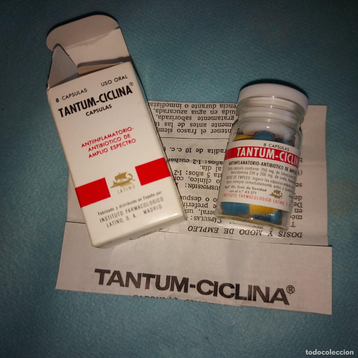 Antig&uuml;edades: MEDICAMENTO ANTIGUO DE FARMACIA, TANTUM CICLINA