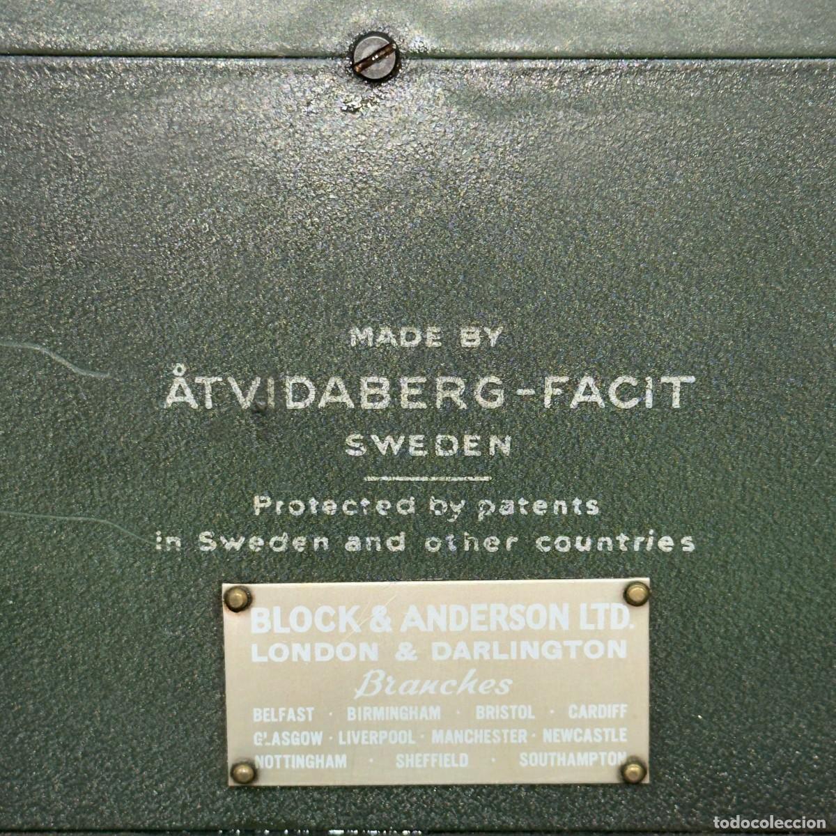 Antig&uuml;edades: Calculadora mec&aacute;nica de la marca sueca Facit - Foto 4