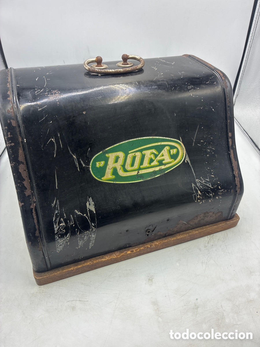 Antig&uuml;edades: Caja de m&aacute;quina de escribir Rofa 4.
