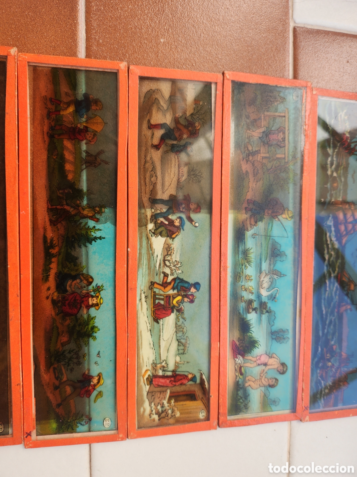 Antig&uuml;edades: 9 cristales linterna magica - Foto 2