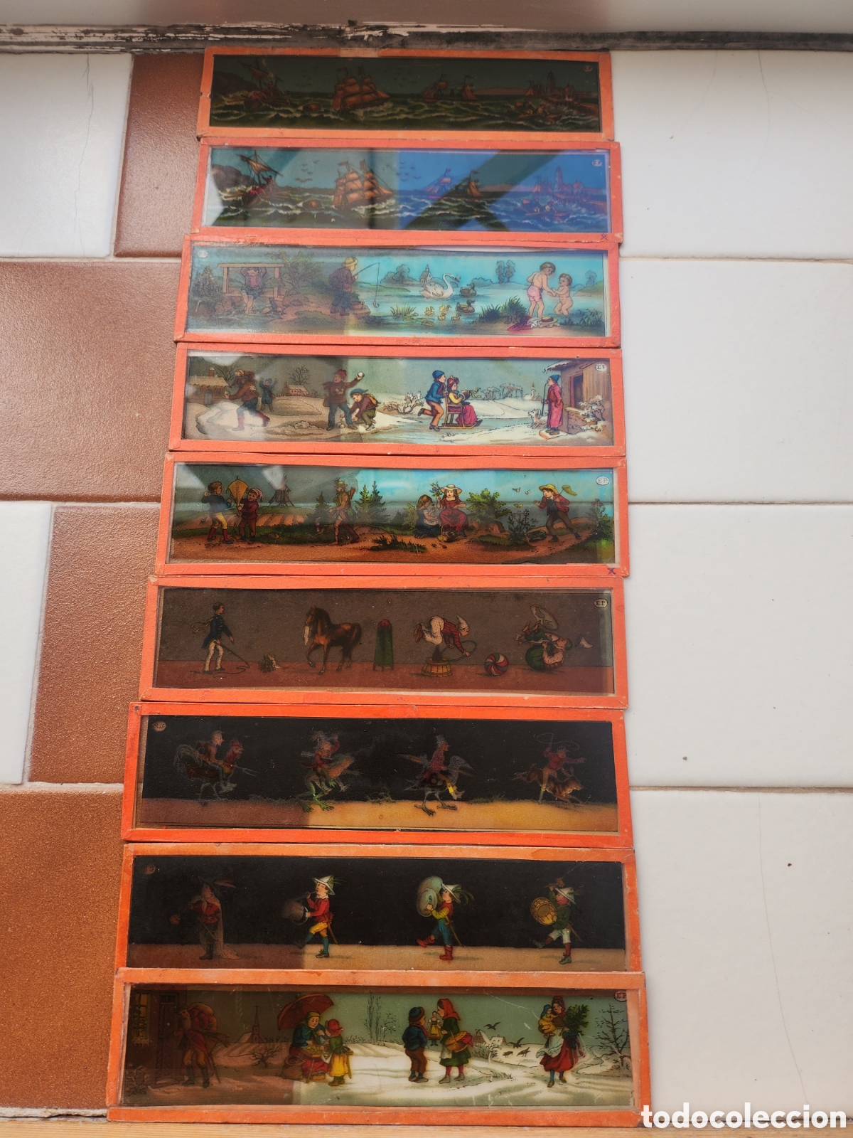 Antig&uuml;edades: 9 cristales linterna magica