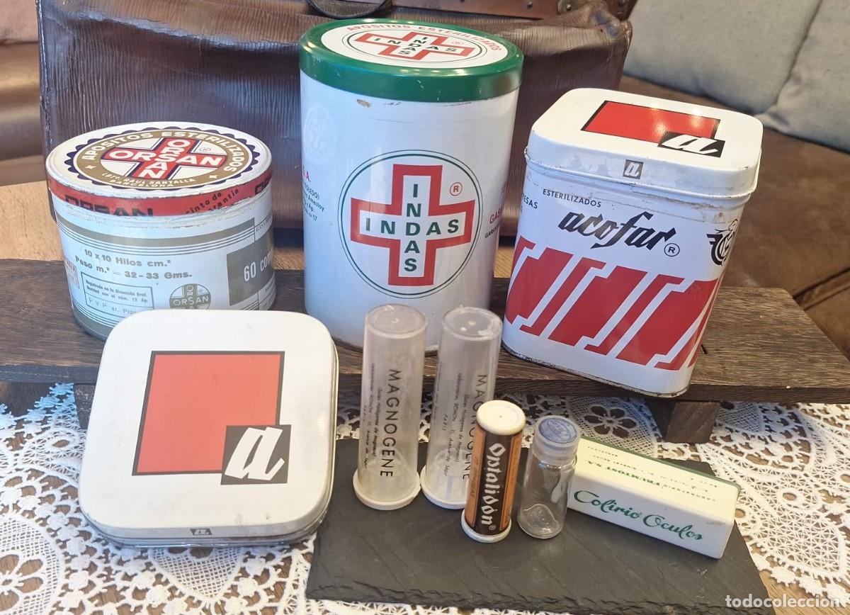 Antig&uuml;edades: Lote Antiguos Envases de FARMACIA