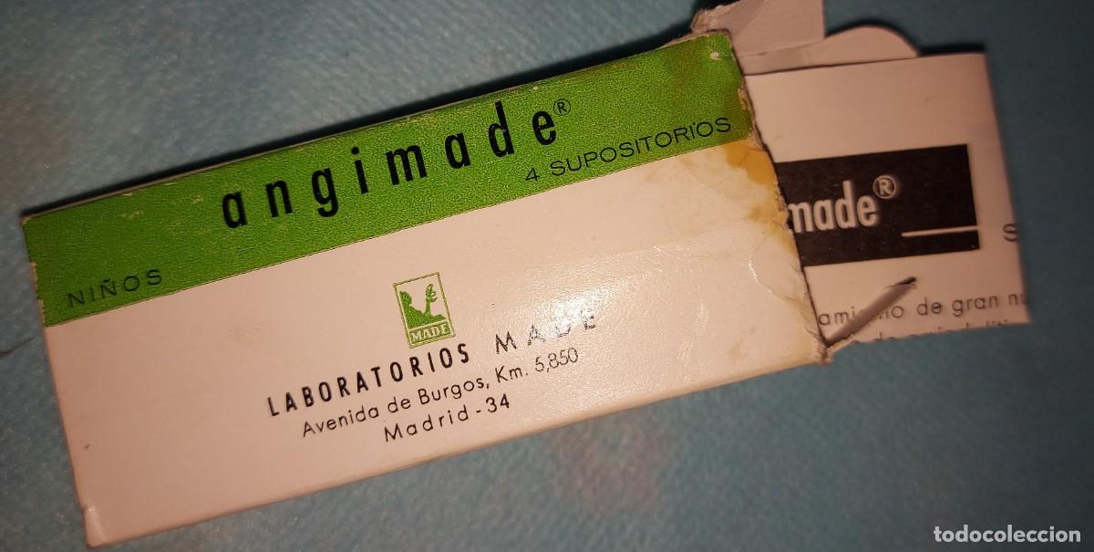 Antig&uuml;edades: ANGIMADE SUPOSITORIOS, MEDICAMENTO ANTIGUO