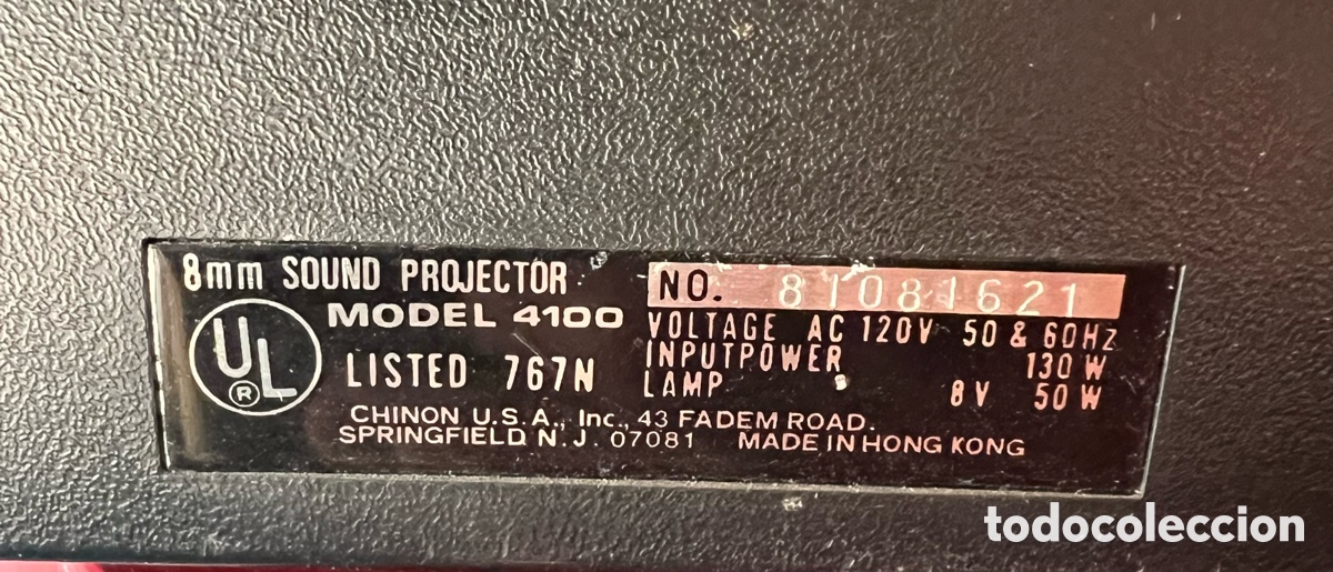 Antig&uuml;edades: Proyector CHINON 4100 - de super 8 mm - Foto 5