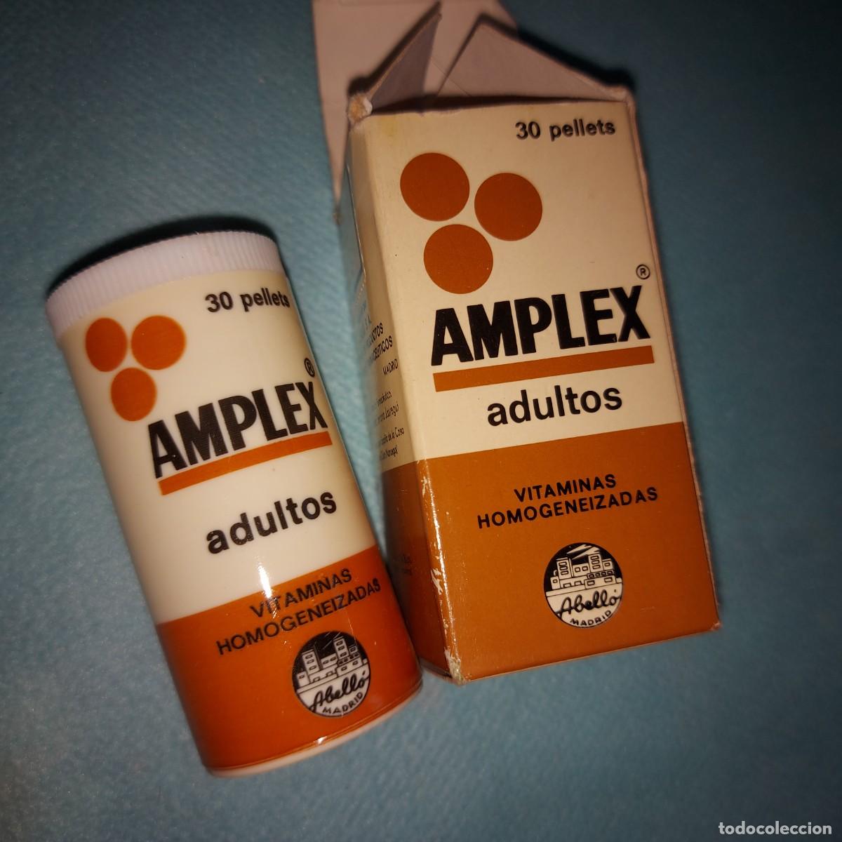Antig&uuml;edades: ANTIGUO MEDICAMENTO DE FARMACIA AMPLEX VITAMINAS