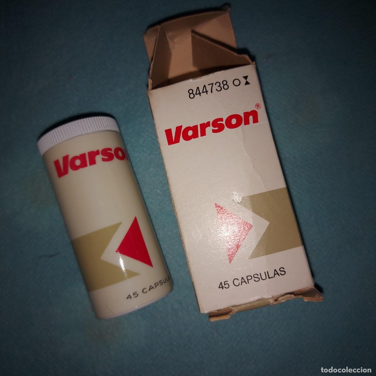 Antig&uuml;edades: MEDICAMENTO ANTIGUO DE FARMACIA, VARSON