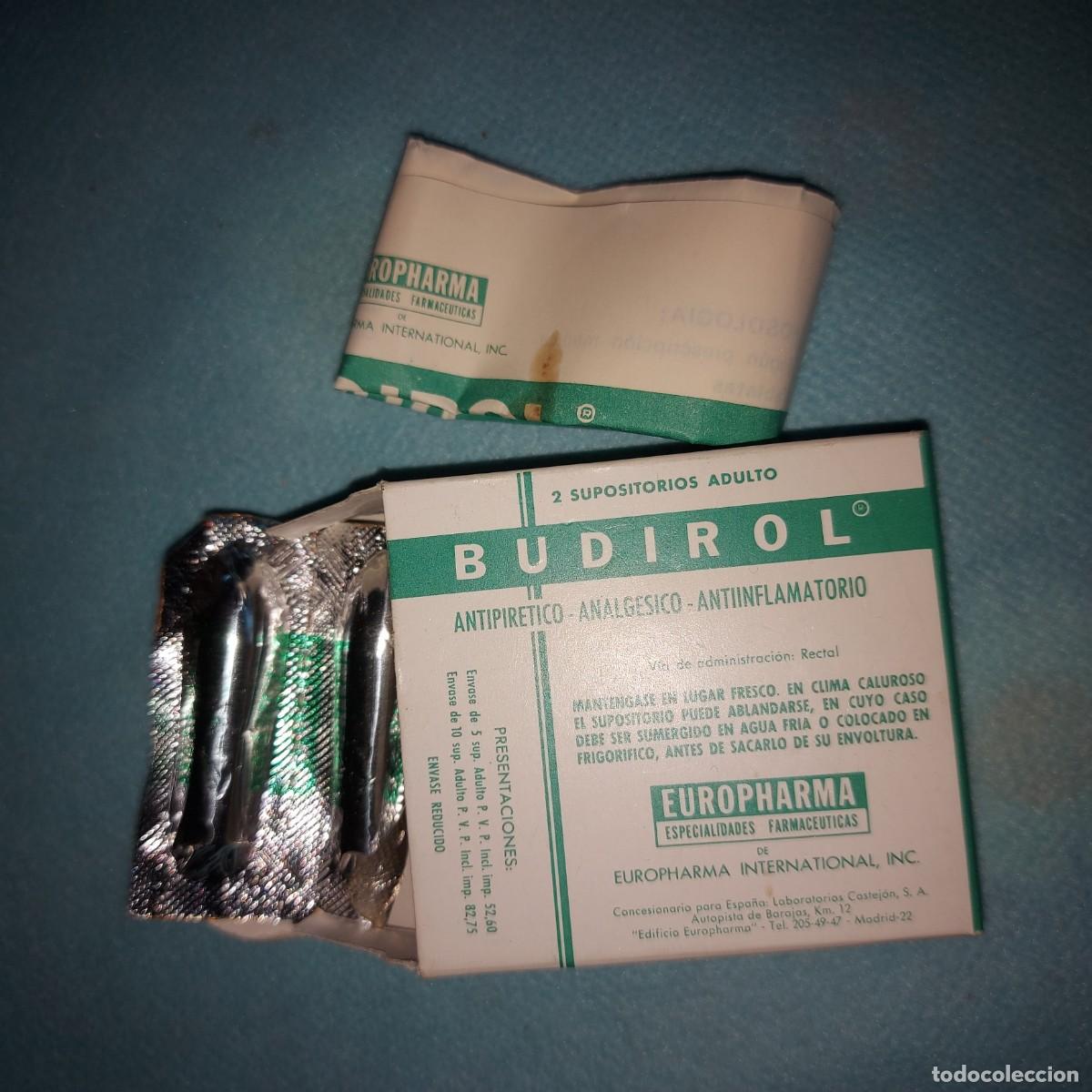 Antig&uuml;edades: MEDICAMENTO ANTIGUO DE FARMACIA, BUDIROL - ANALGESICO - ANTI INFLAMATORIO