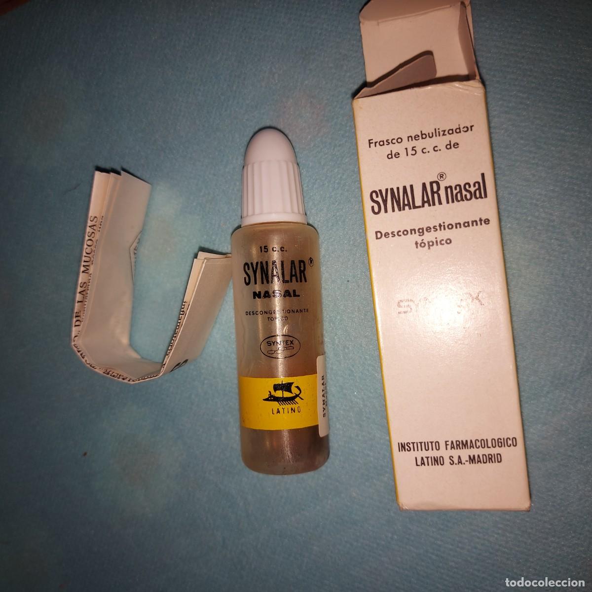 Antig&uuml;edades: MEDICAMENTO ANTIGUO DE FARMACIA, SYNALAR NASAL