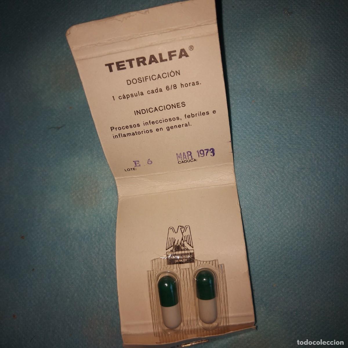 Antig&uuml;edades: TERTRALFA, MEDICAMENTO ANTIGUO, ANTIBIOTICO