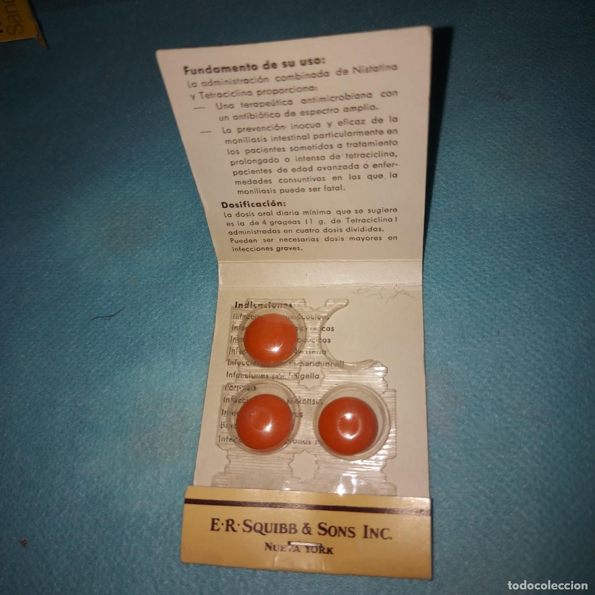 Antig&uuml;edades: MEDICAMENTO ANTIGUO DE FARMACIA, MISTECLIM , TETRACICLINA