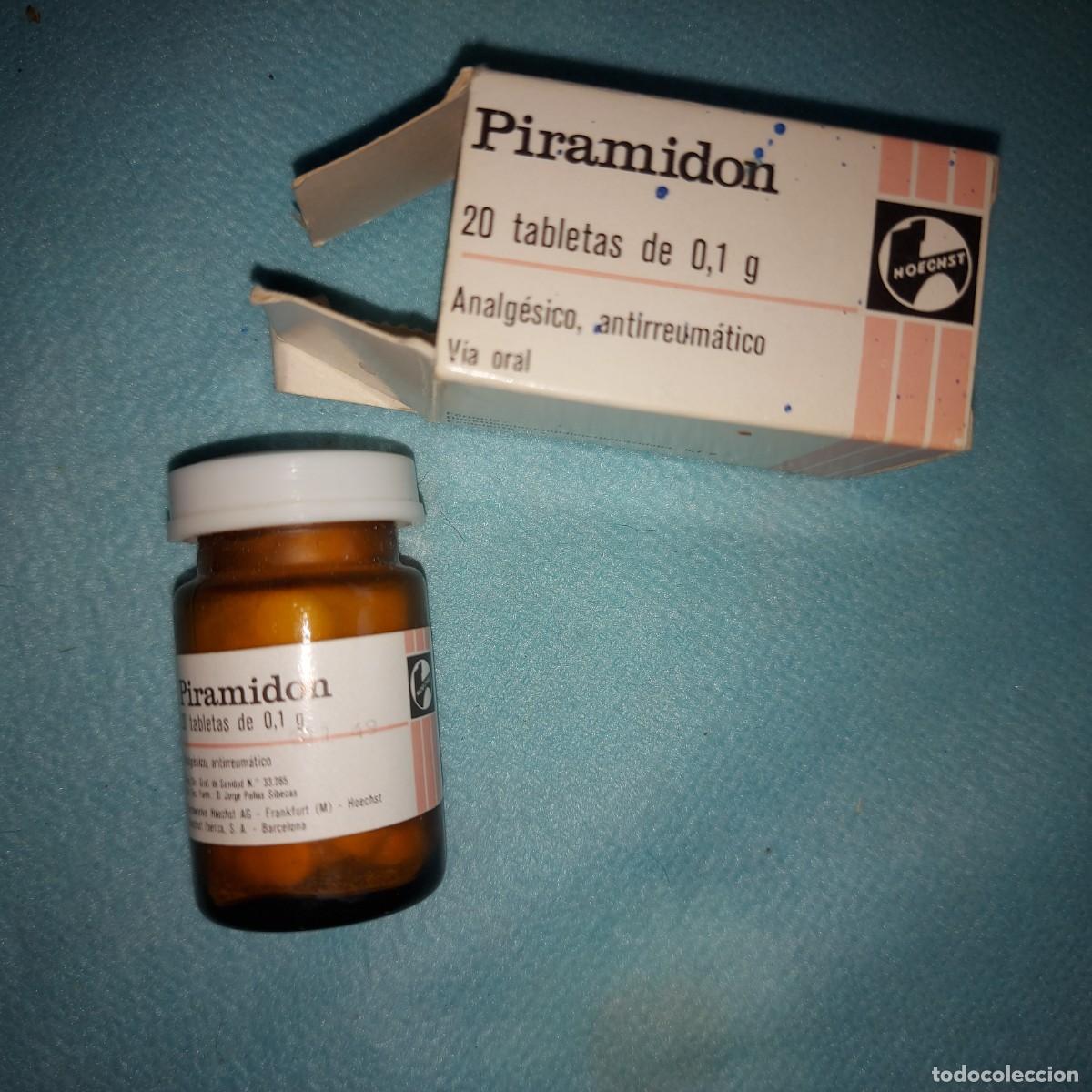 Antig&uuml;edades: MEDICAMENTO ANTIGUO DE FARMACIA, PIRAMIDON