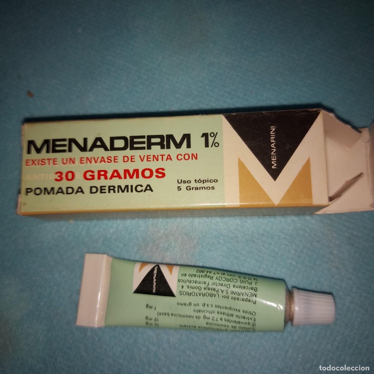 Antig&uuml;edades: ANTIGUO MEDICAMENTO, DE FARMACIA, MENADERM POMADA