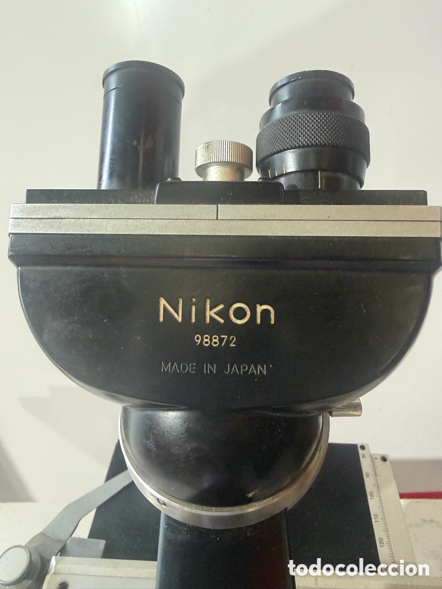 Antig&uuml;edades: Microscopio Nikon Profesional Vintage - Foto 6