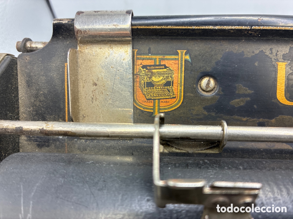 Antig&uuml;edades: M&aacute;quina de escribir Underwood. - Foto 4