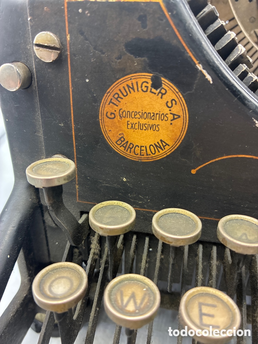 Antig&uuml;edades: M&aacute;quina de escribir Underwood. - Foto 7