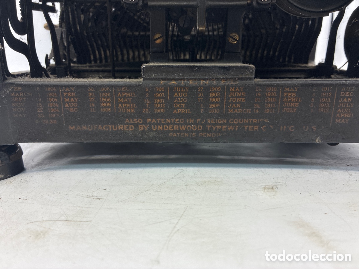 Antig&uuml;edades: M&aacute;quina de escribir Underwood. - Foto 10