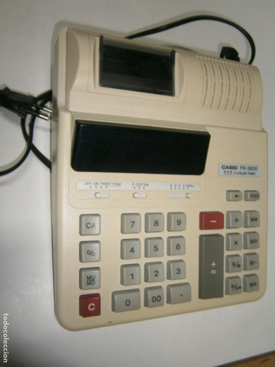 Antig&uuml;edades: ANTIGUA CASIO FR-2600 FUNCIONANDO - Foto 2