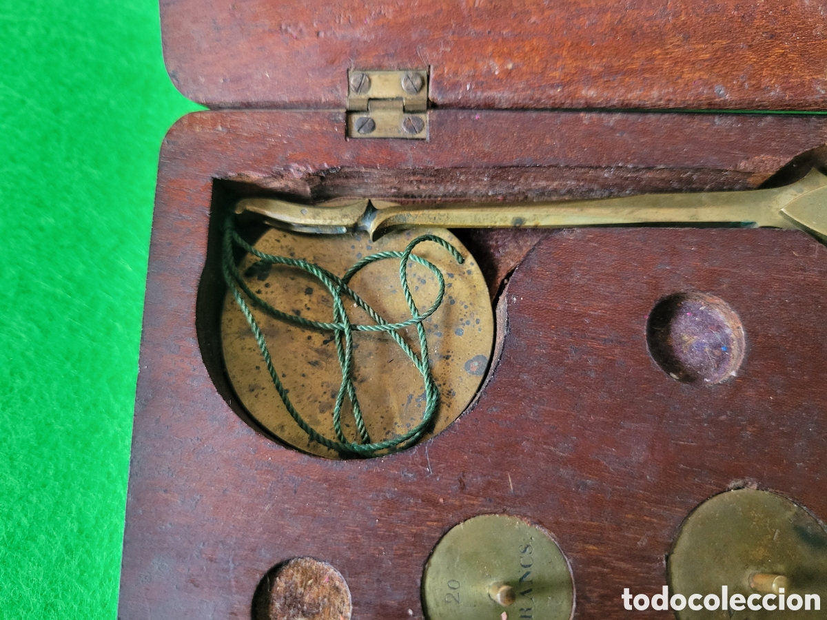 Antig&uuml;edades: PEQUE&Ntilde;A Y ANTIGUA BALANZA INGLESA DE PRECISION - Foto 3