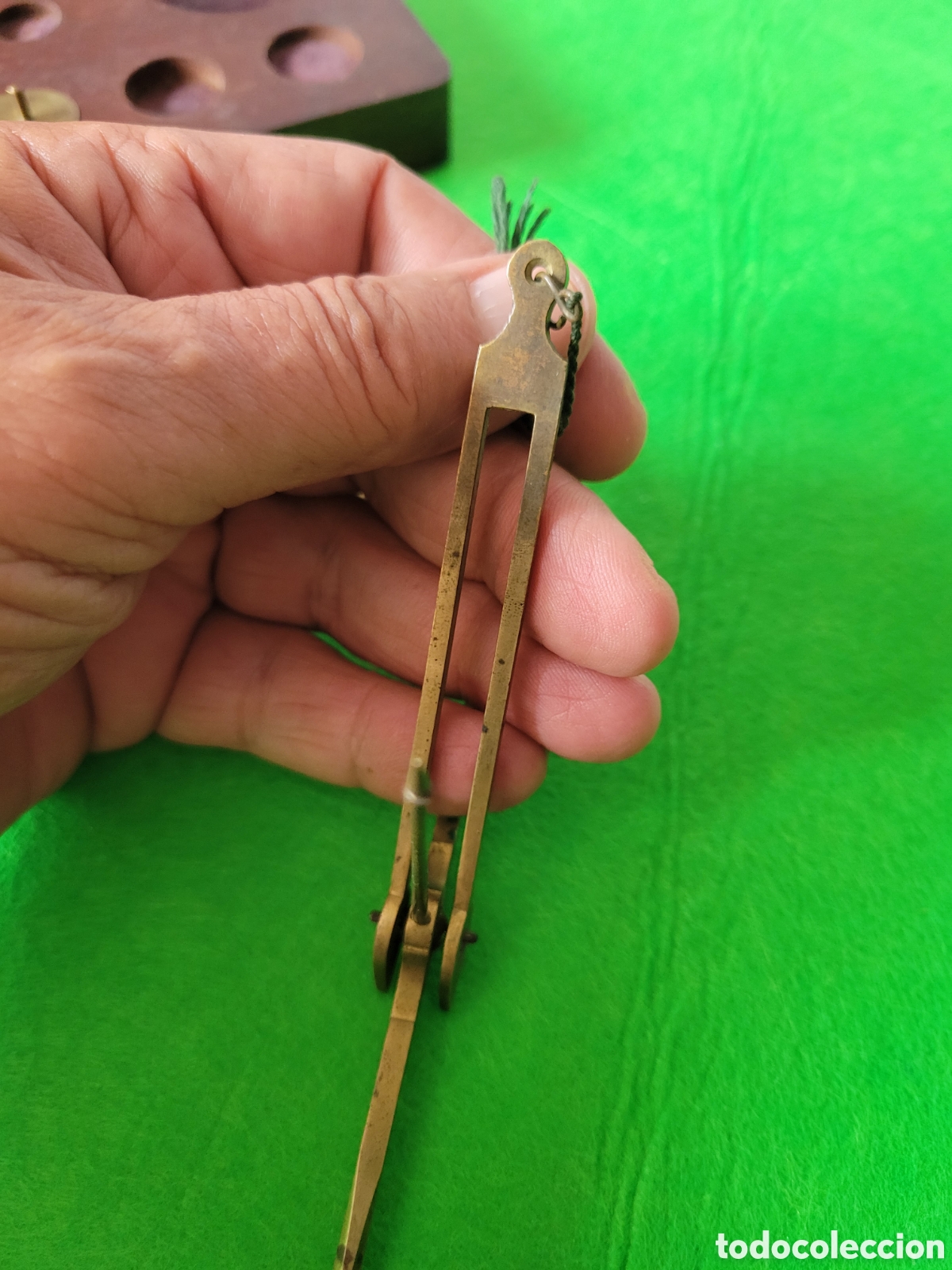 Antig&uuml;edades: PEQUE&Ntilde;A Y ANTIGUA BALANZA INGLESA DE PRECISION - Foto 12