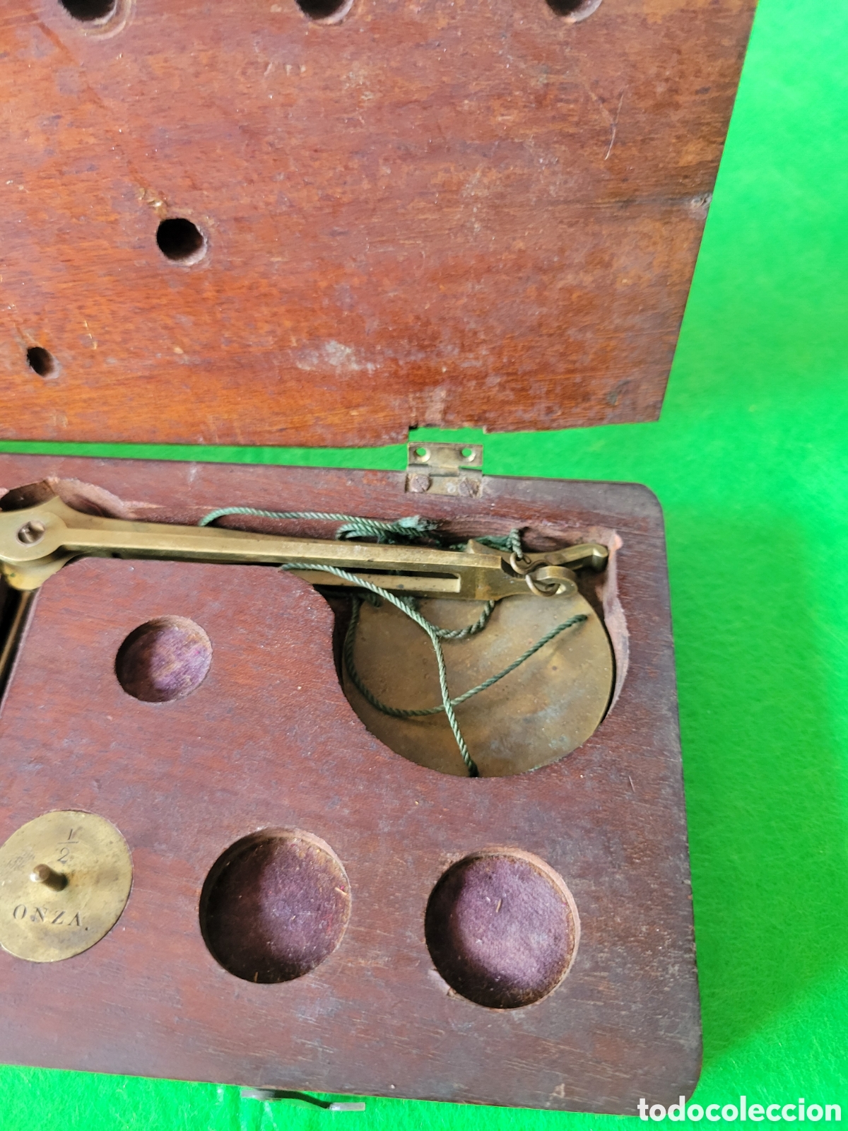 Antig&uuml;edades: PEQUE&Ntilde;A Y ANTIGUA BALANZA INGLESA DE PRECISION - Foto 24