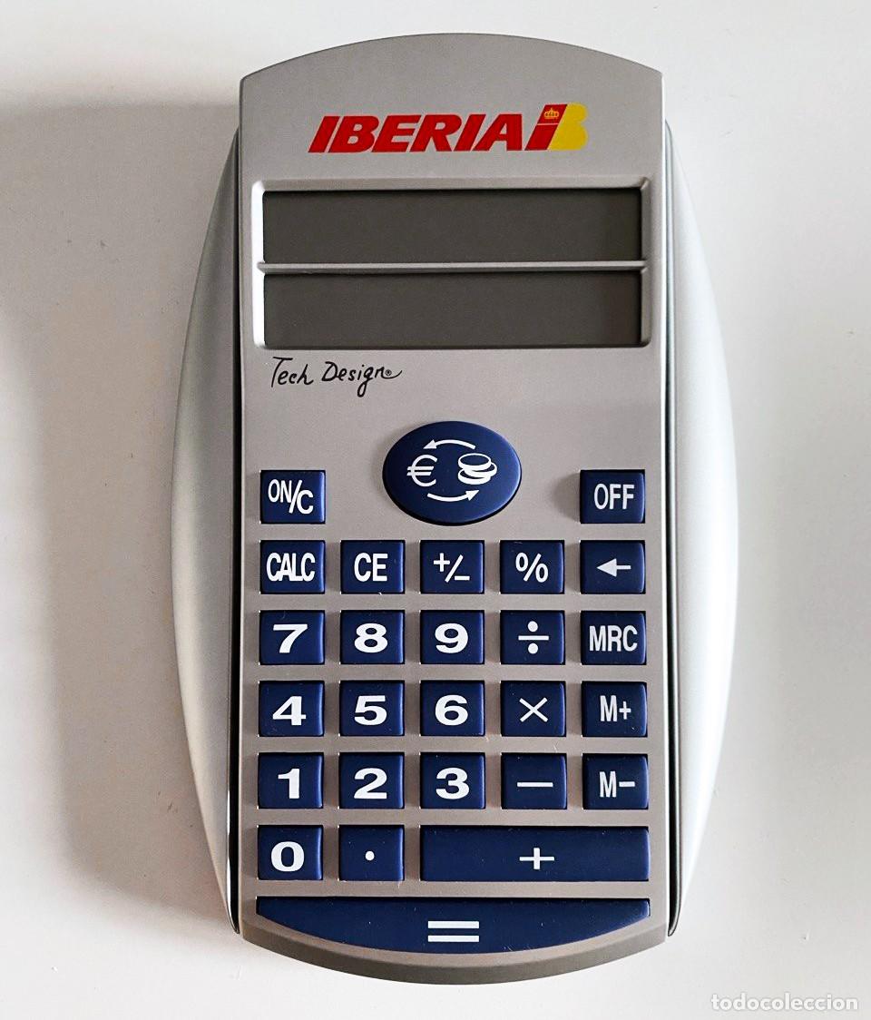 Antig&uuml;edades: CALCULADORA CONVERSOR EURO / PESETAS IBERIA L&Iacute;NEAS A&Eacute;REAS