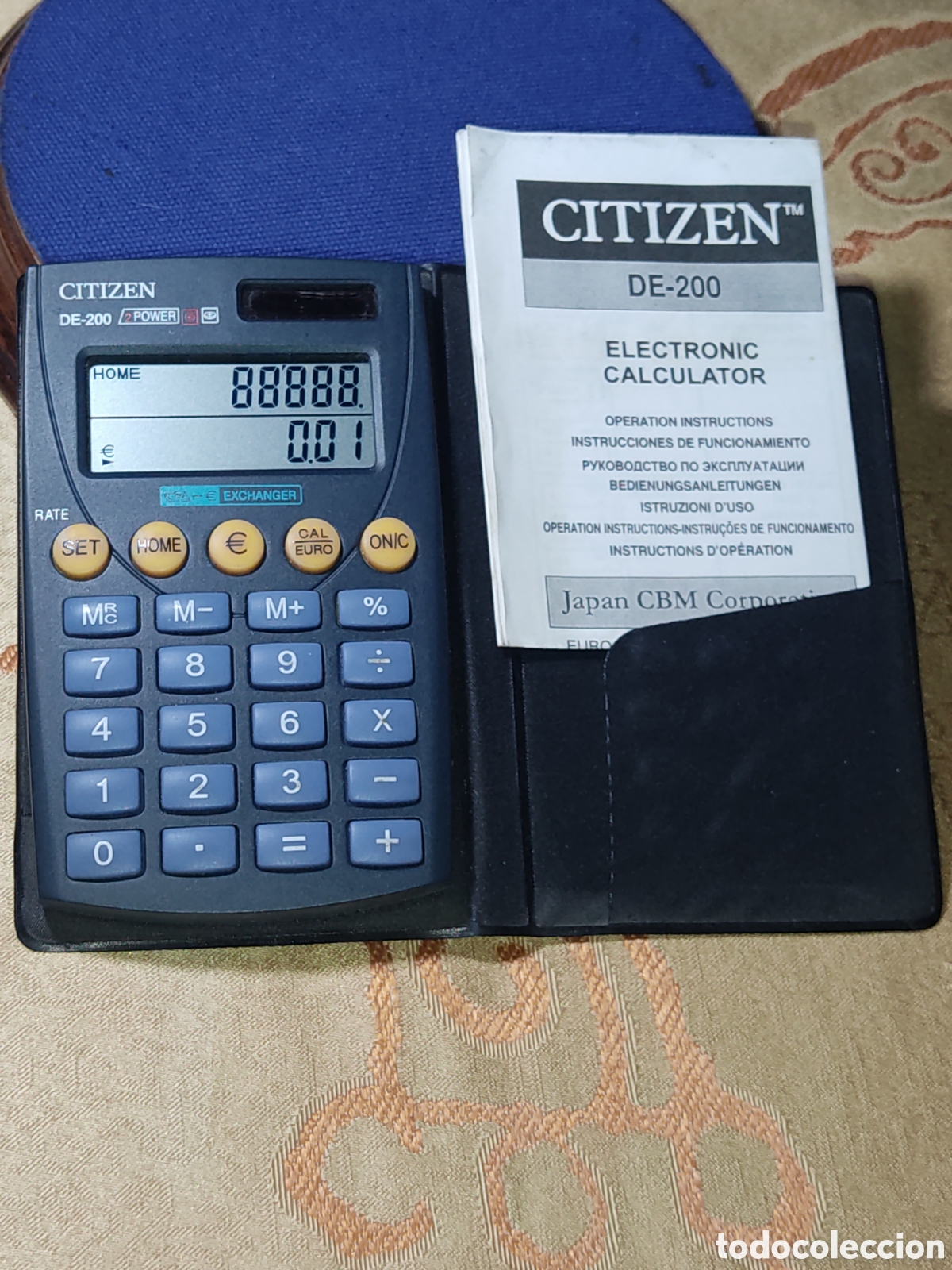 Antig&uuml;edades: Calculadora solar Citizen modelo DE-200.Made in Japan