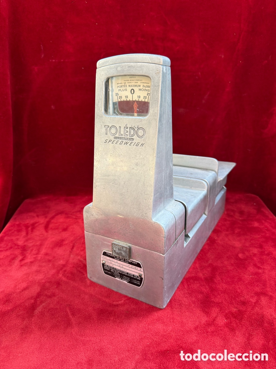 Antig&uuml;edades: Antigua bascula Toledo Speedweigh,funcionando!