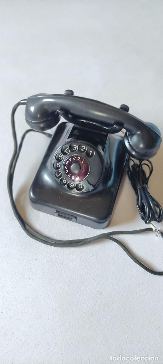 Tel&eacute;fonos: Tel&eacute;fono antiguo W48 alem&aacute;n baquelita