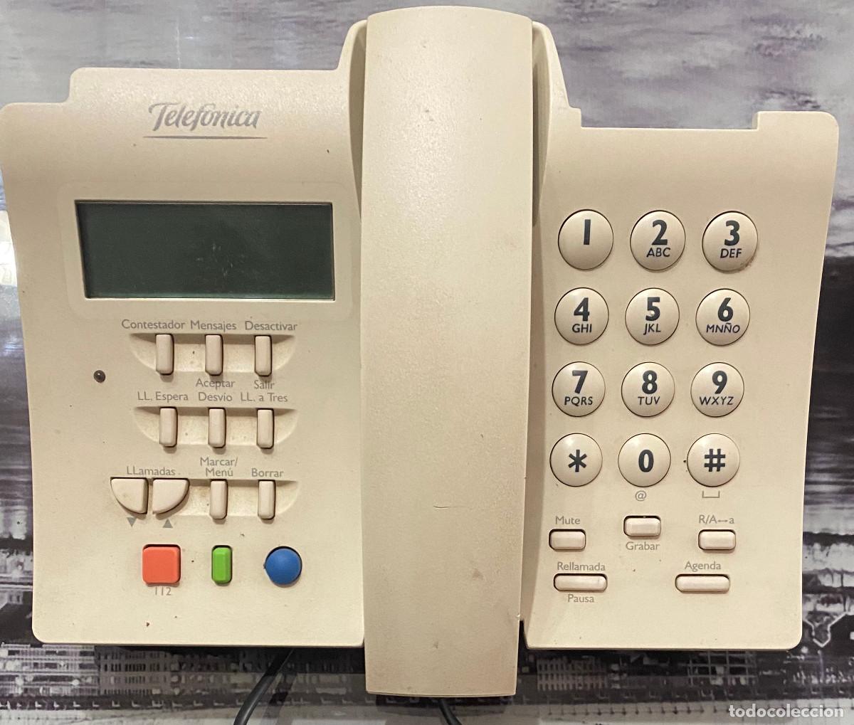 Tel&eacute;fonos: Tel&eacute;fono de sobremesa antiguo de teclas. Telef&oacute;nica Domo. A&ntilde;o 1999. Funciona perfectamente.