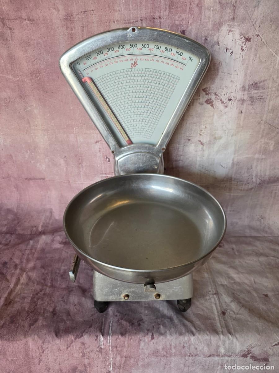 Antig&uuml;edades: B&aacute;scula de cocina y comercio vintage de la marca Cely - Foto 3