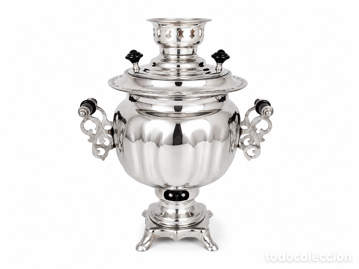 Antig&uuml;edades: Antiguo Samovar ruso antigua Uni&oacute;n Sovi&eacute;tica CCCP 1985
