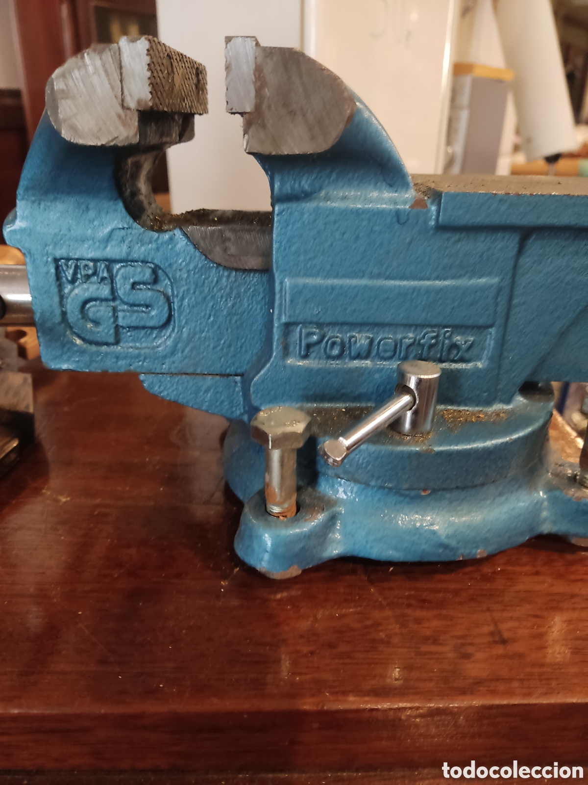 Antig&uuml;edades: Tornillo de banco ( 8 kg ) - Foto 3