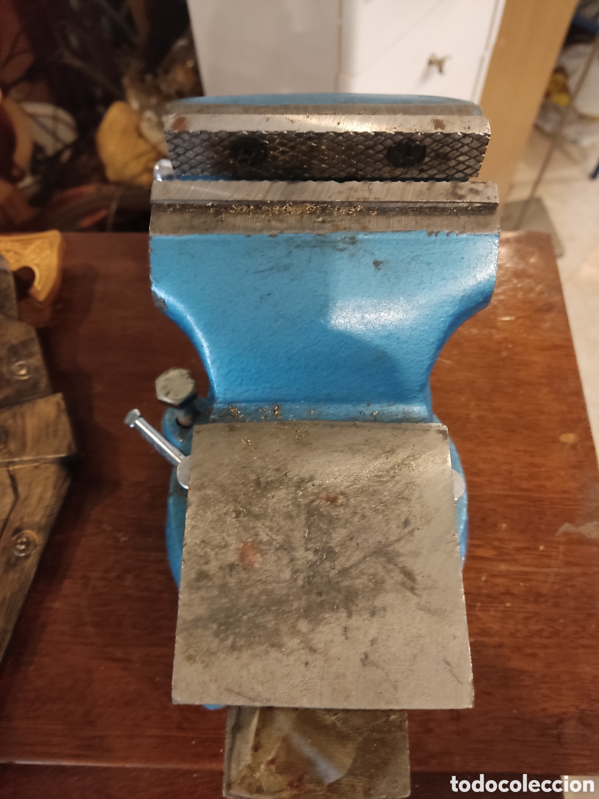 Antig&uuml;edades: Tornillo de banco ( 8 kg ) - Foto 5