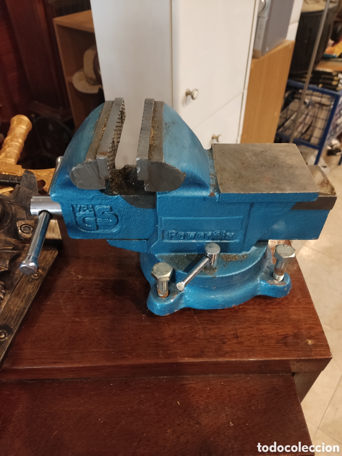 Antig&uuml;edades: Tornillo de banco ( 8 kg )