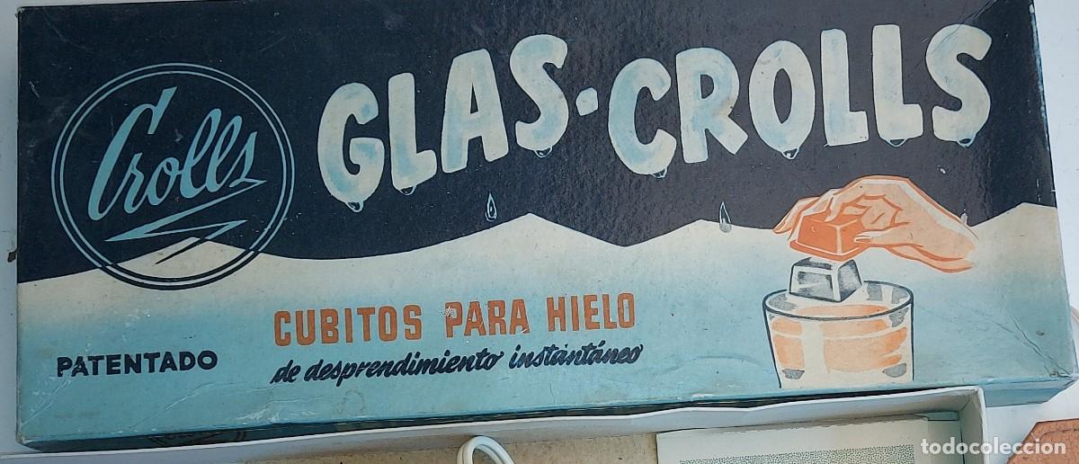 Antig&uuml;edades: CUBITOS PARA HIELO , GLAS CROLLS ANTIGUA CAJA