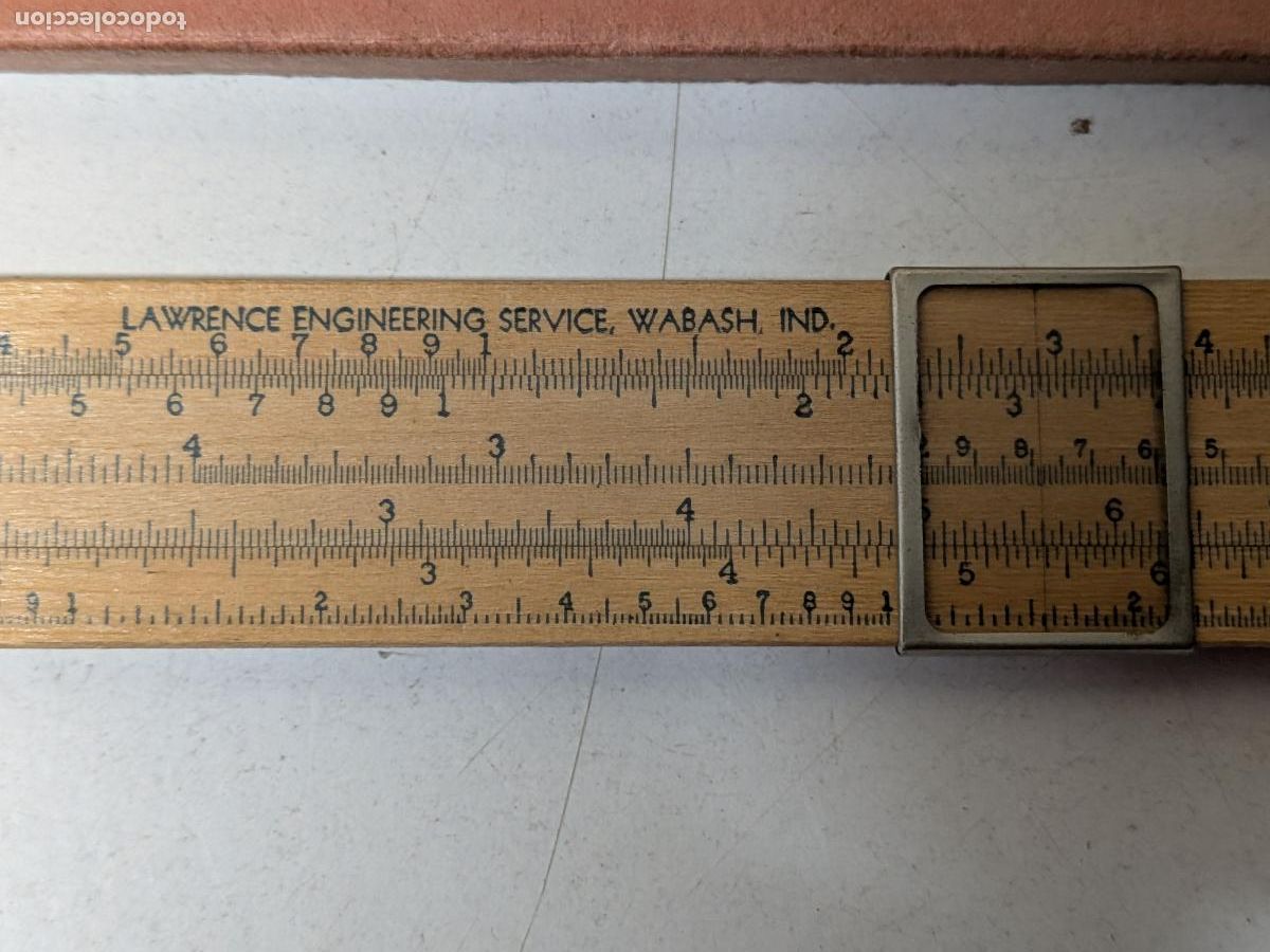 Antig&uuml;edades: A TIGUA REGLA DE CALCULO LAWRENCE ENGINEERING EN MADERA