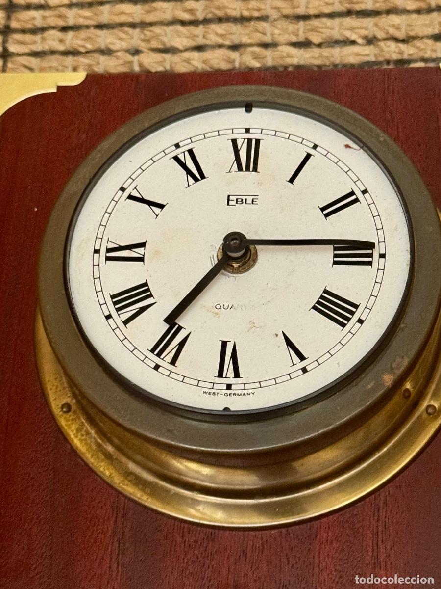 Antig&uuml;edades: RELOJ Y BAROMETRO N&Aacute;UTICO -BARCO , HANSEATIC - Foto 5