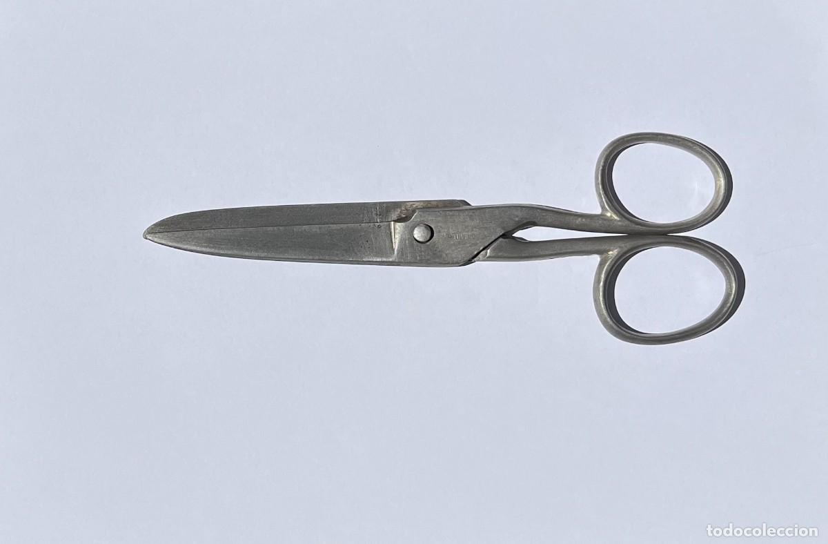 Antig&uuml;edades: ANTIGUAS TIJERAS PLUMERO ACERO SHEFFIELD 19 cm.