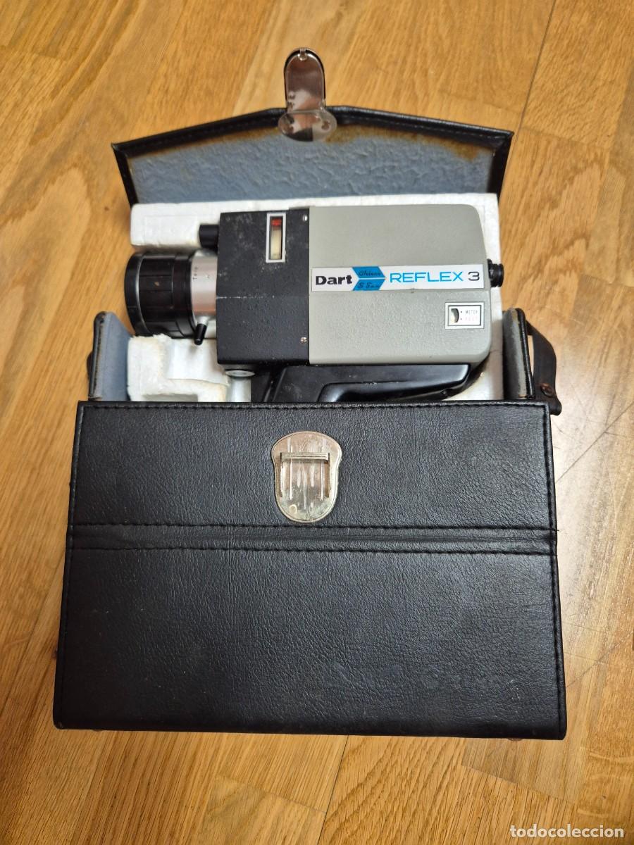 Antig&uuml;edades: C&aacute;mara de Cine Vintage Super 8 - Chinon Dart Reflex 3 + Estuche Original